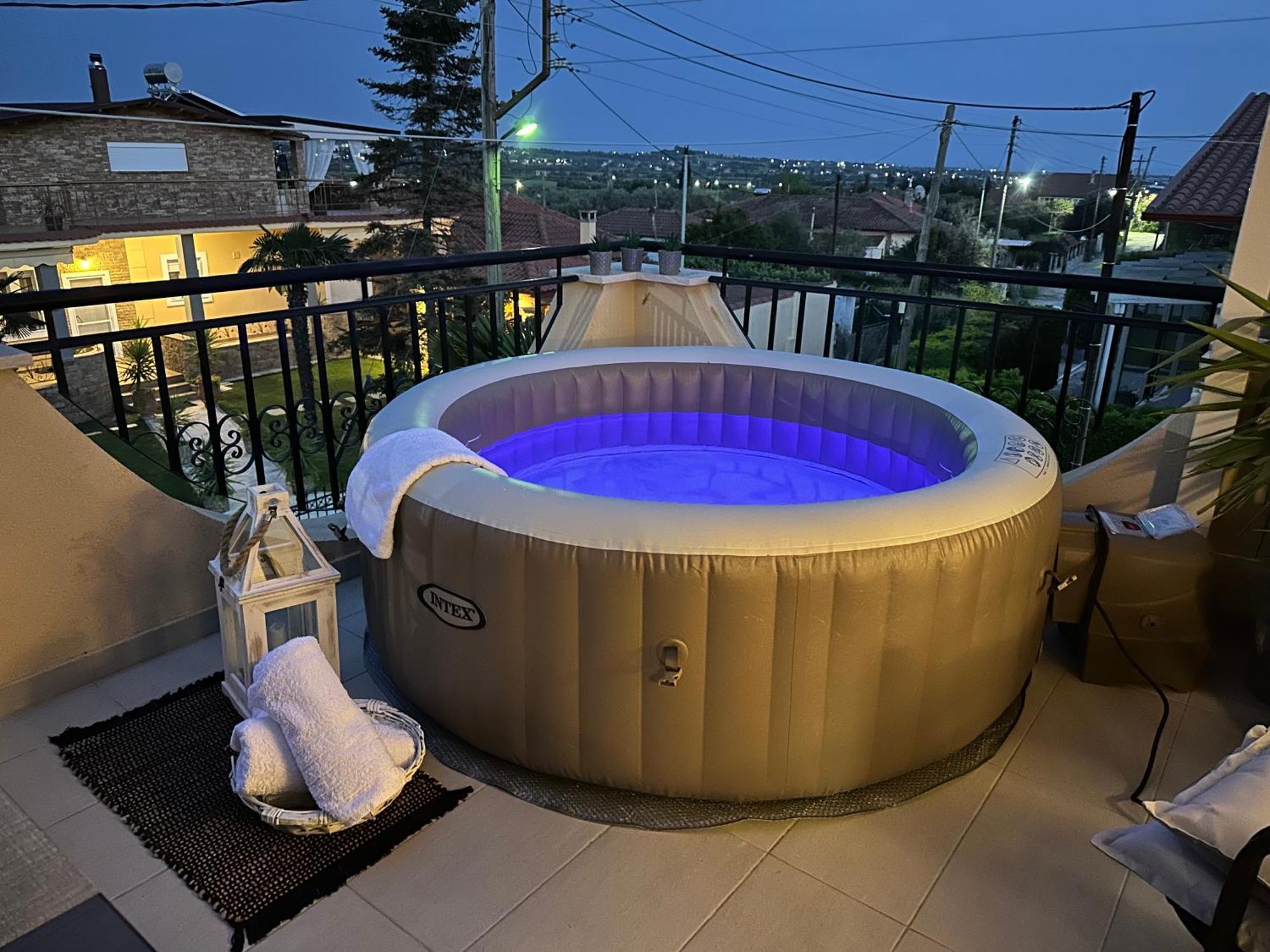 Villa Vaso With Jacuzzi Епаноми Екстериор снимка
